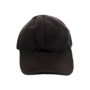 Gucci Black GG Embroidered Cotton Baseball Hat With Webbed Backing